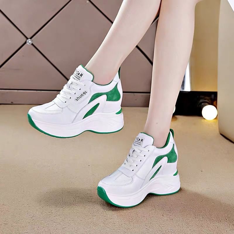 Women's Casual Platform Sneakers with Height Increasing Design