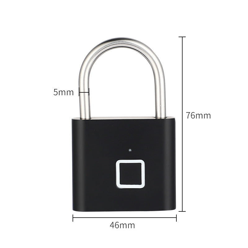 Smart Fingerprint Padlock Stainless Steel Digital Lock