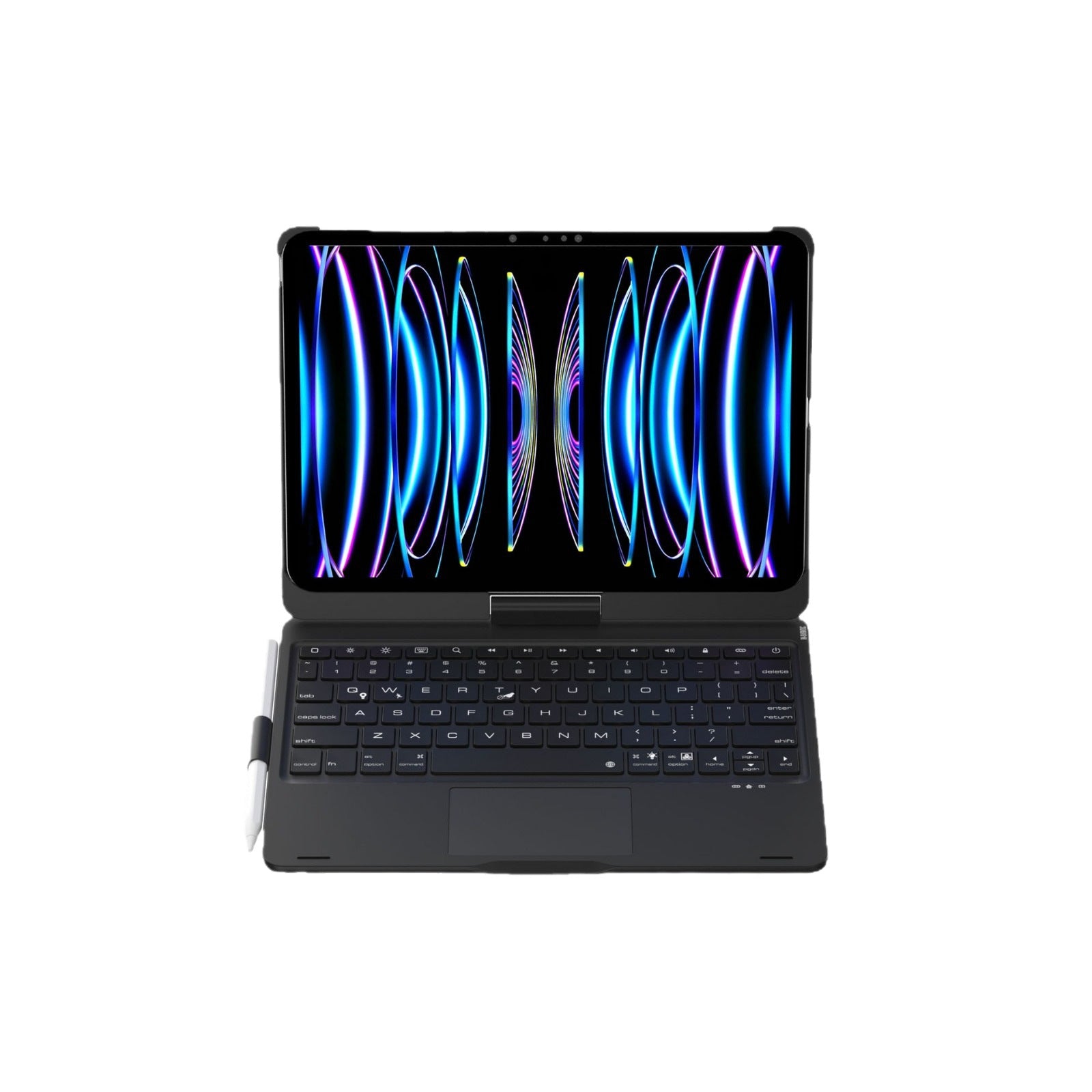 iPad Rotating Bluetooth Keyboard Case with Backlit