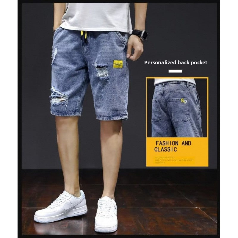 Summer Thin Denim Shorts