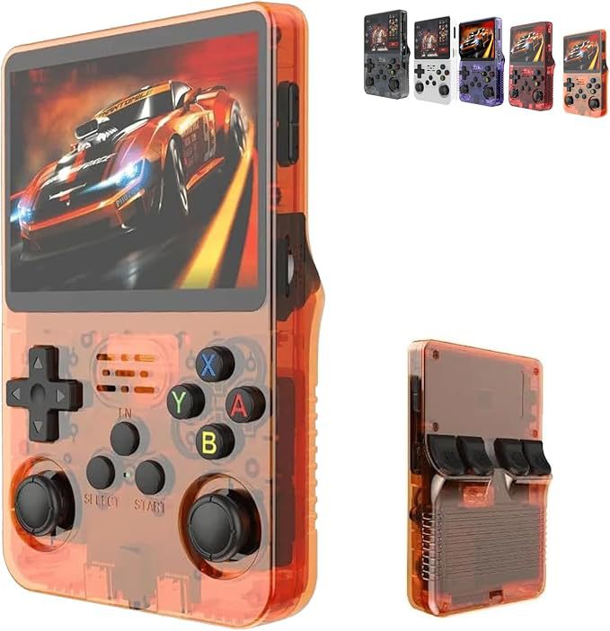 Open-Source R36S Handheld Game Console with 64GB/128GB for Retro Gaming
