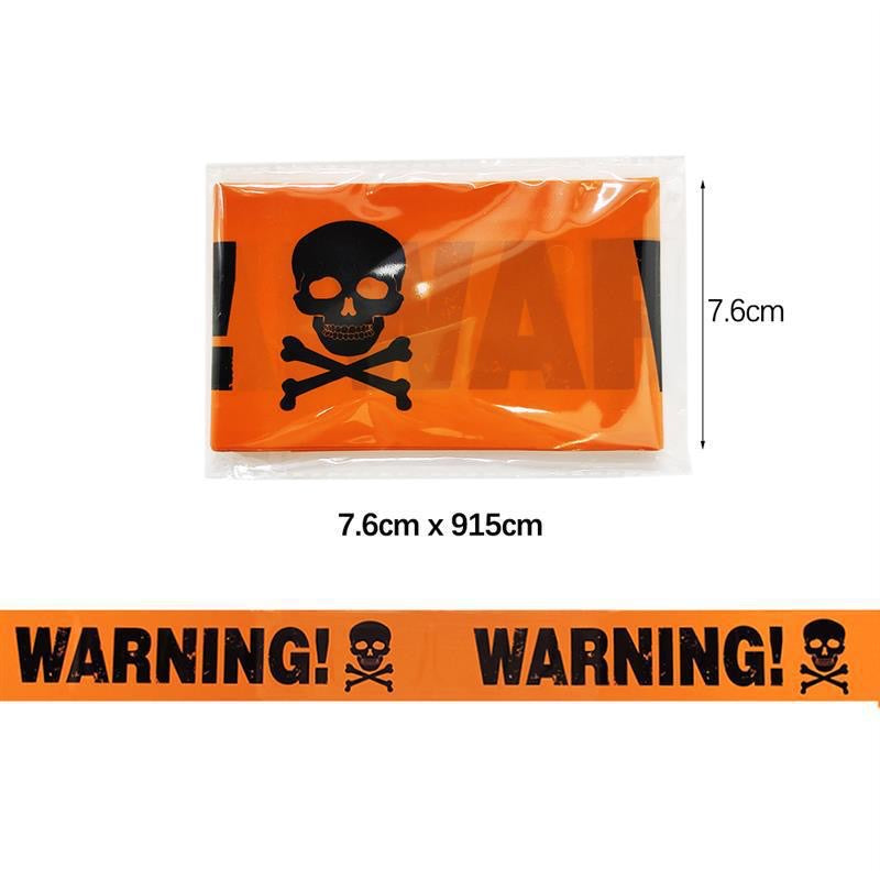 Halloween Decoration Warning Belt