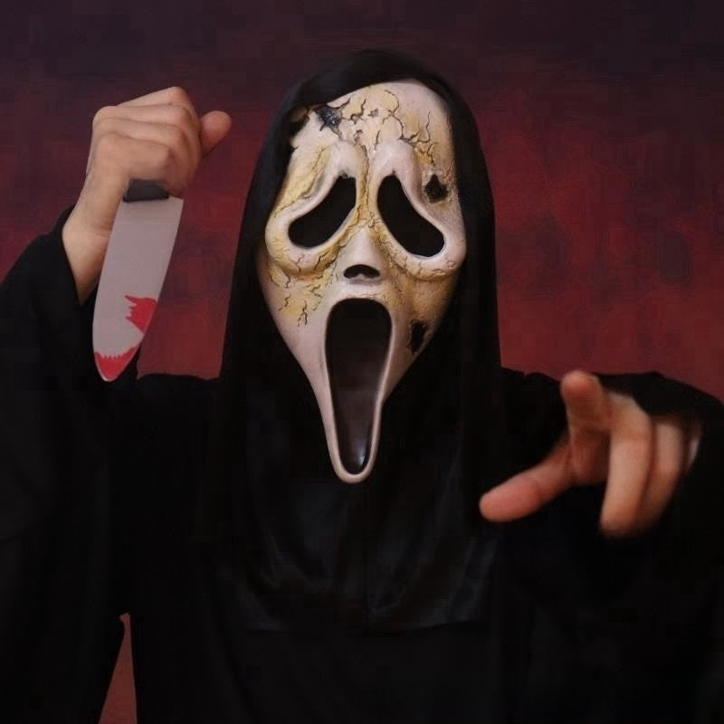 latex halloween mask