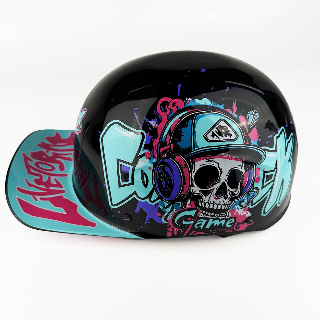 Summer vintage half helmet