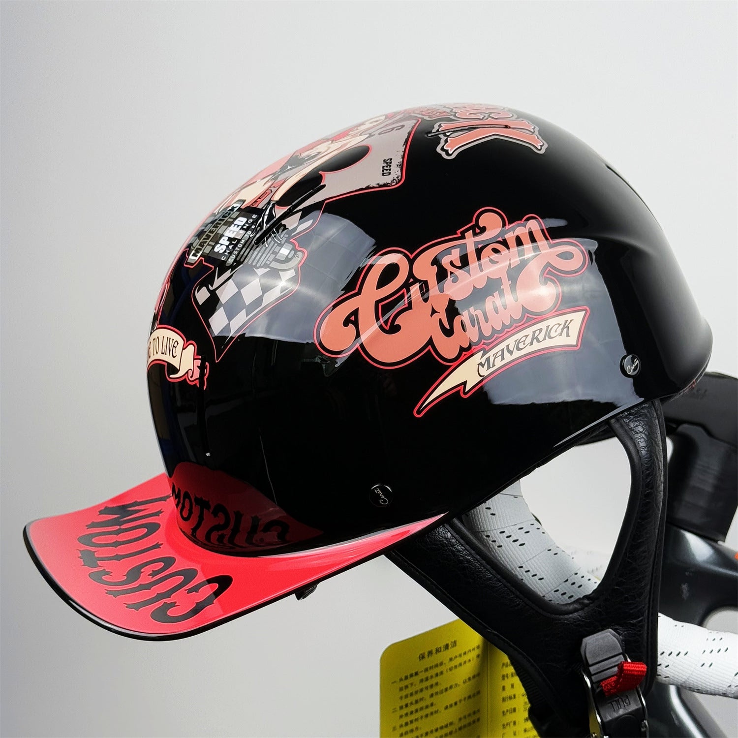 Summer vintage half helmet