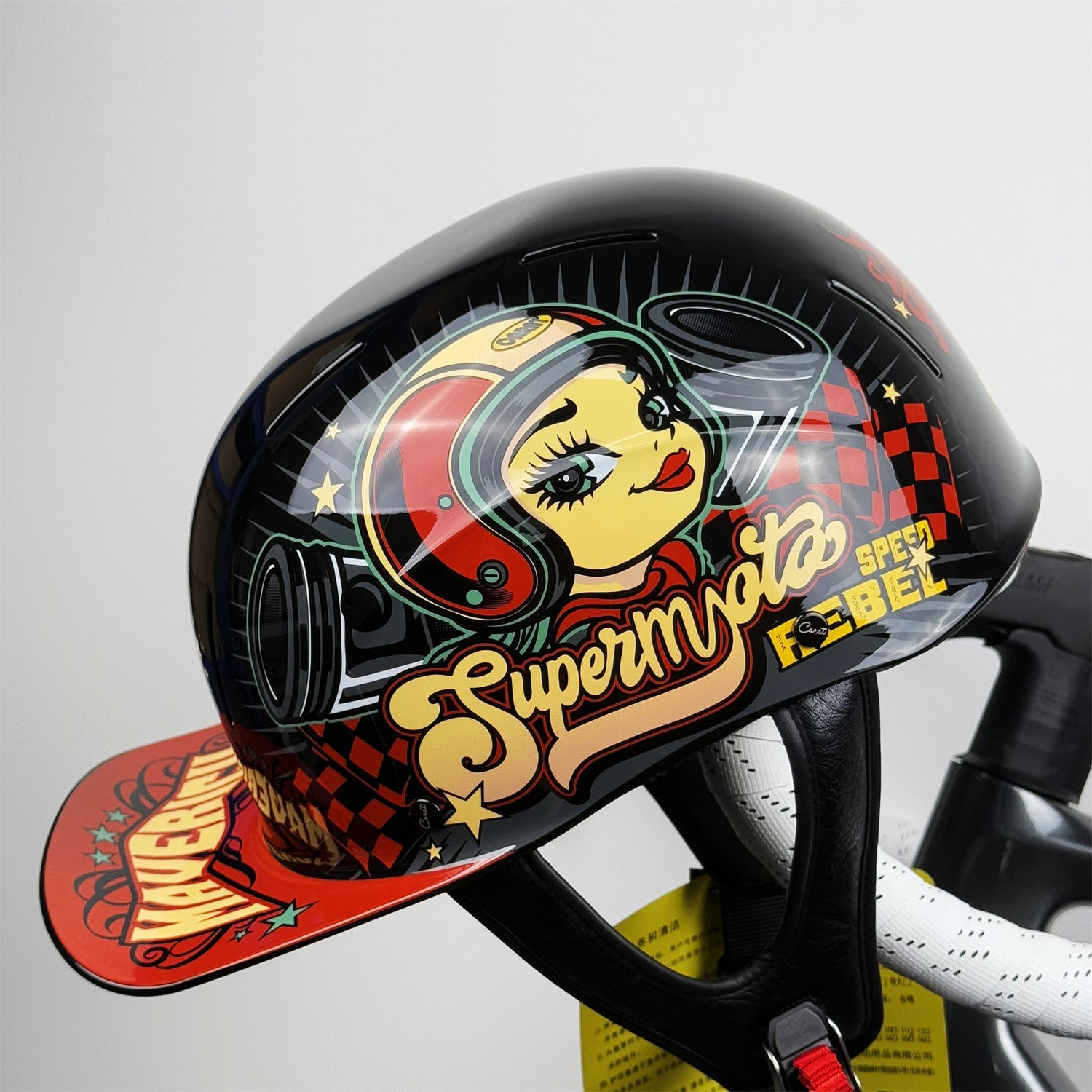 Summer vintage half helmet